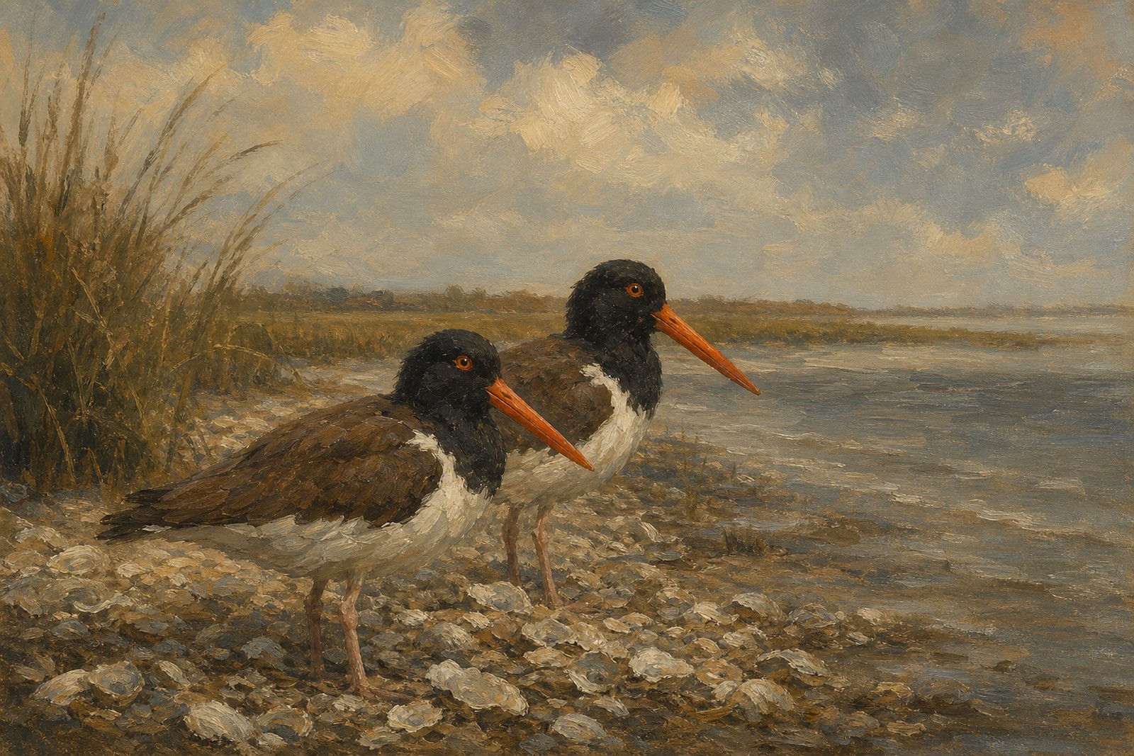 American Oystercatcher Pair
