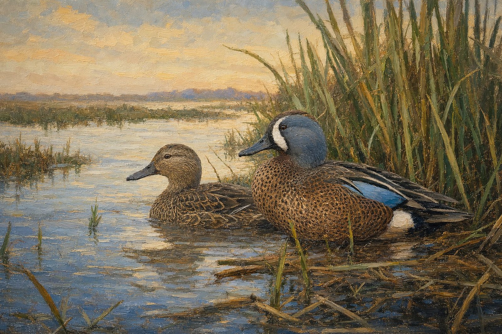 Blue-winged Teal at Spring Water