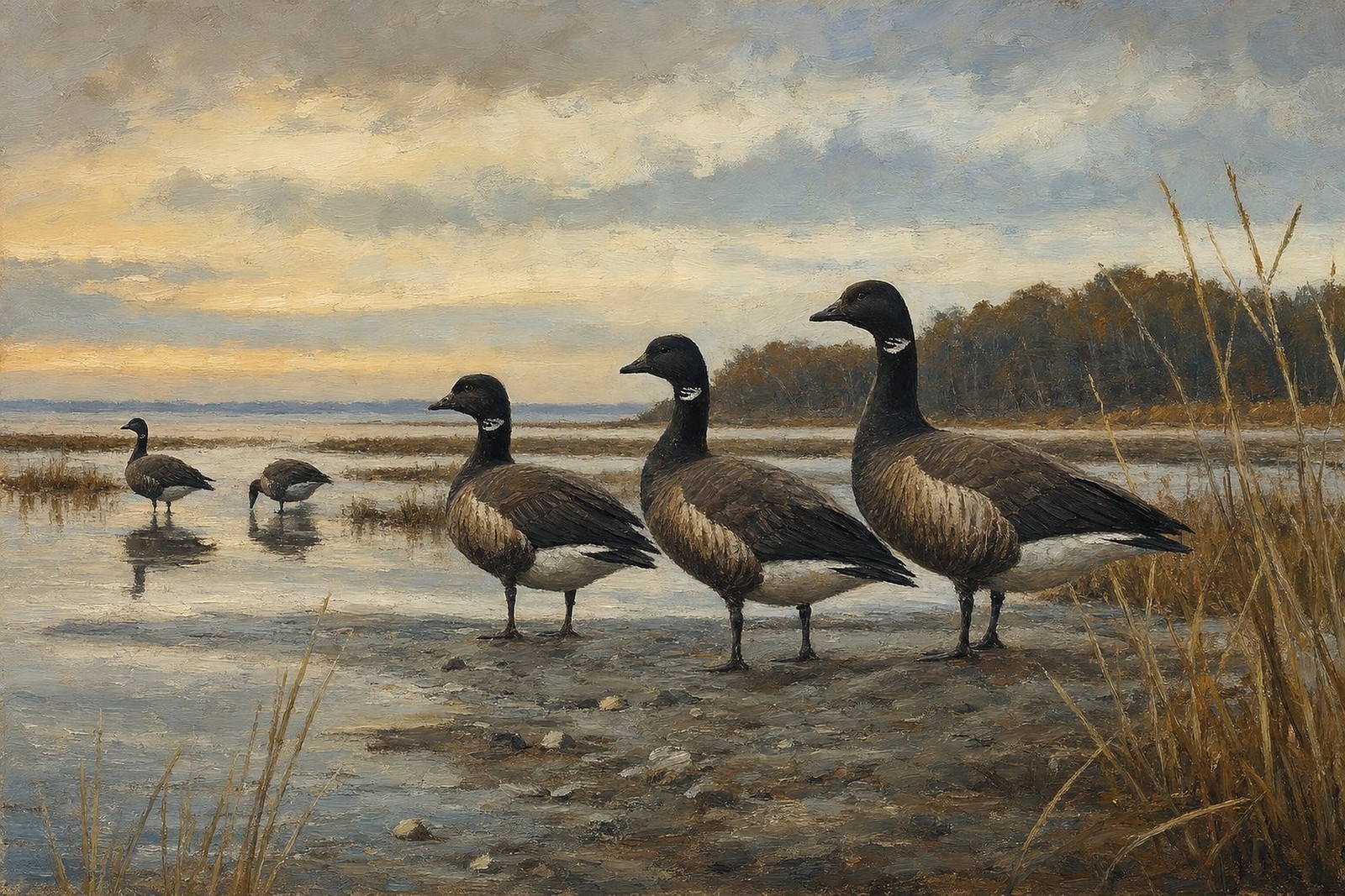 Brant on Coastal Flats