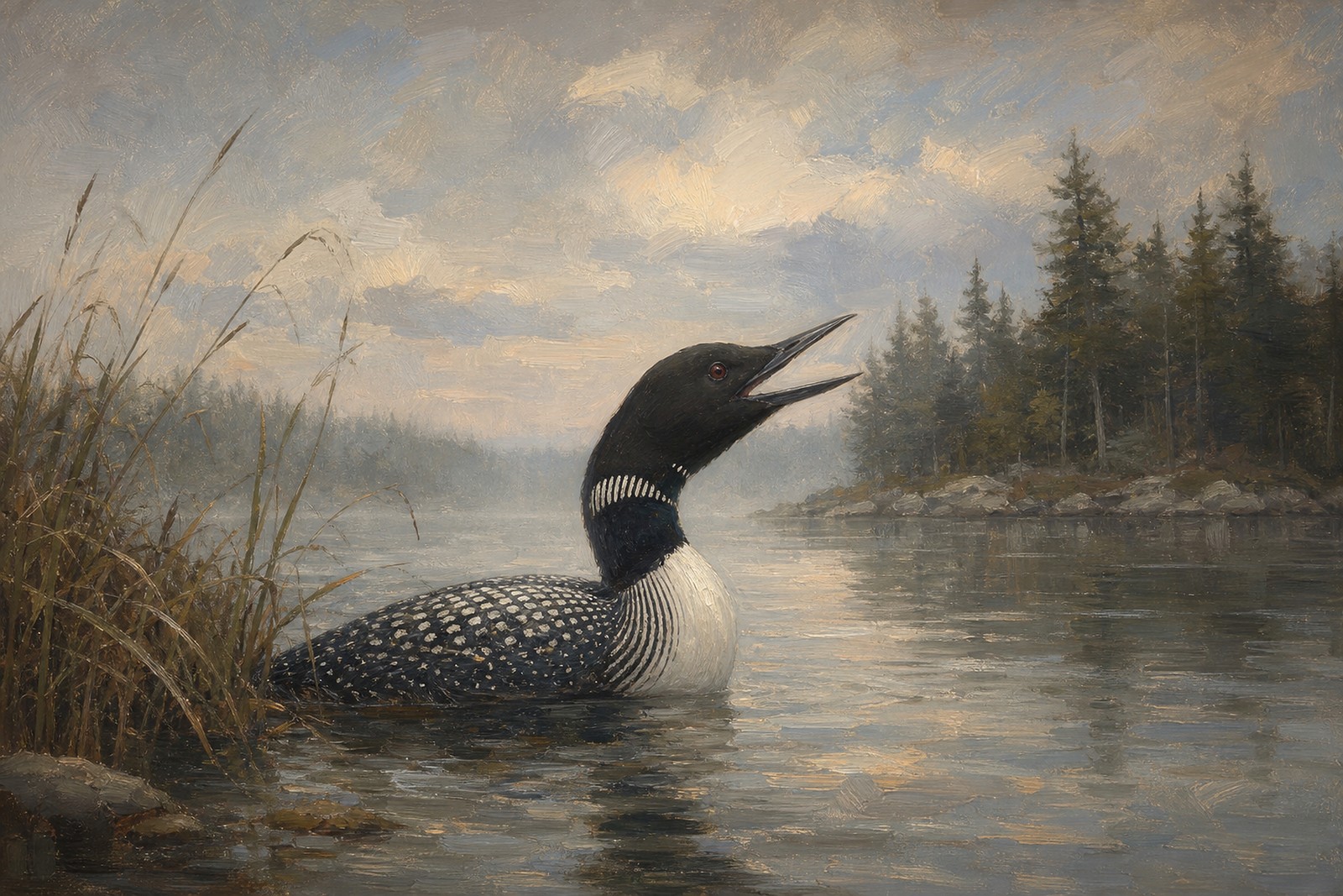 Northwoods Cabin Decor: The Loon, the Lake, the Light