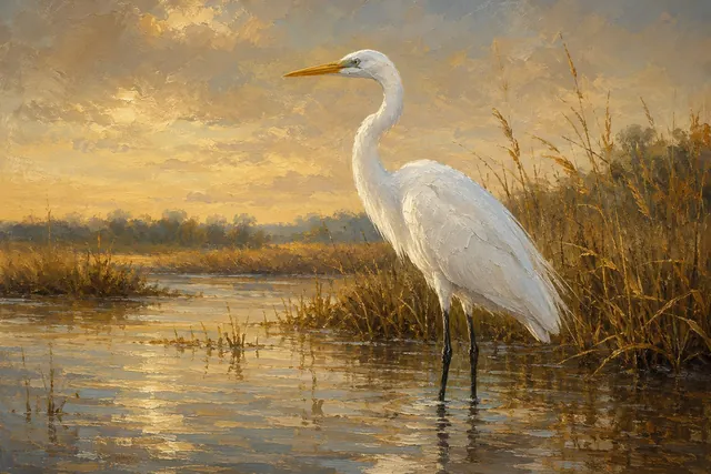 Herons & Egrets print collection