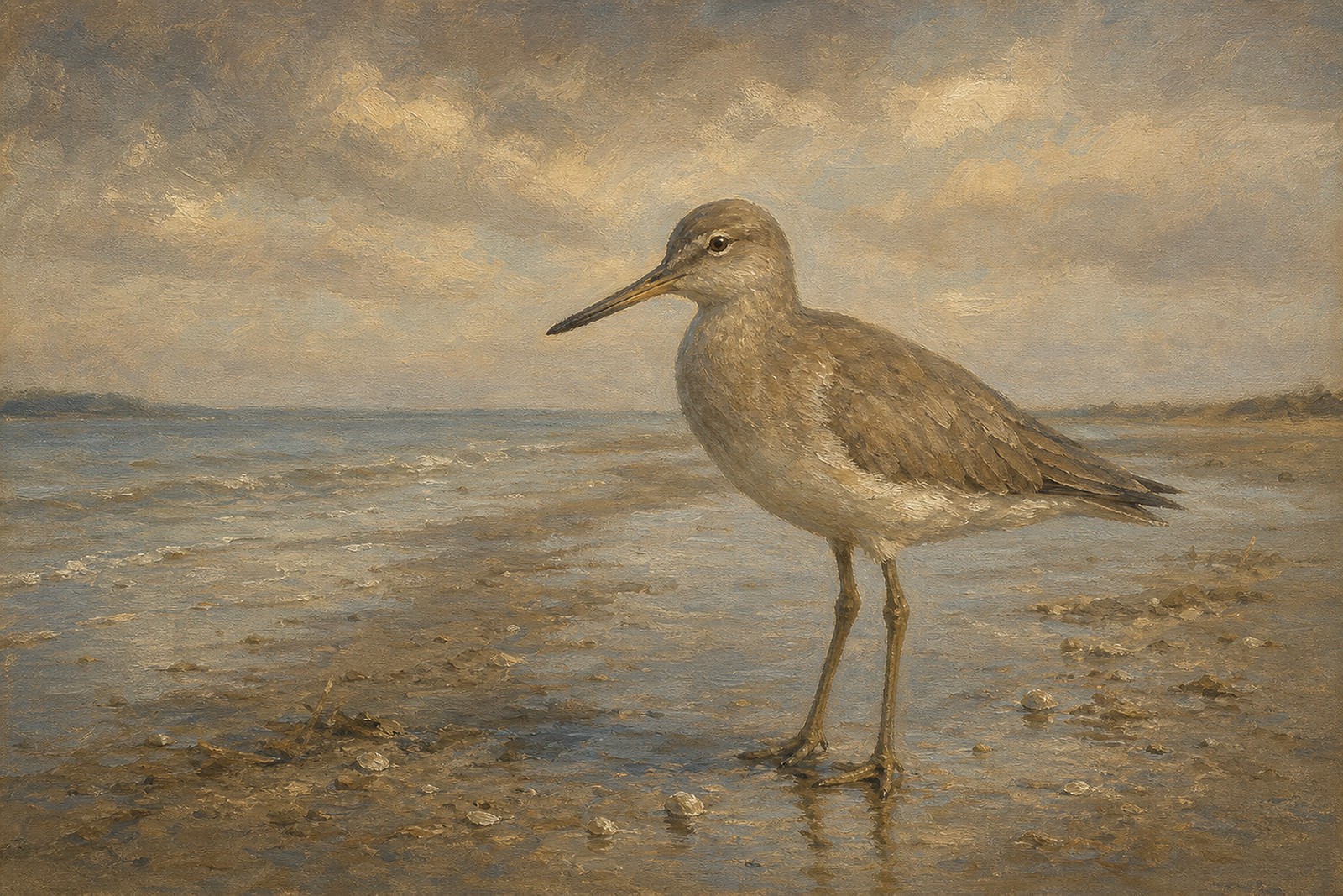 Willet on Quiet Beach