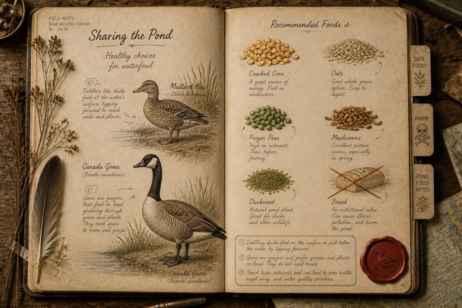 Best Food to Feed Ducks and Geese: The Pondside Shortlist