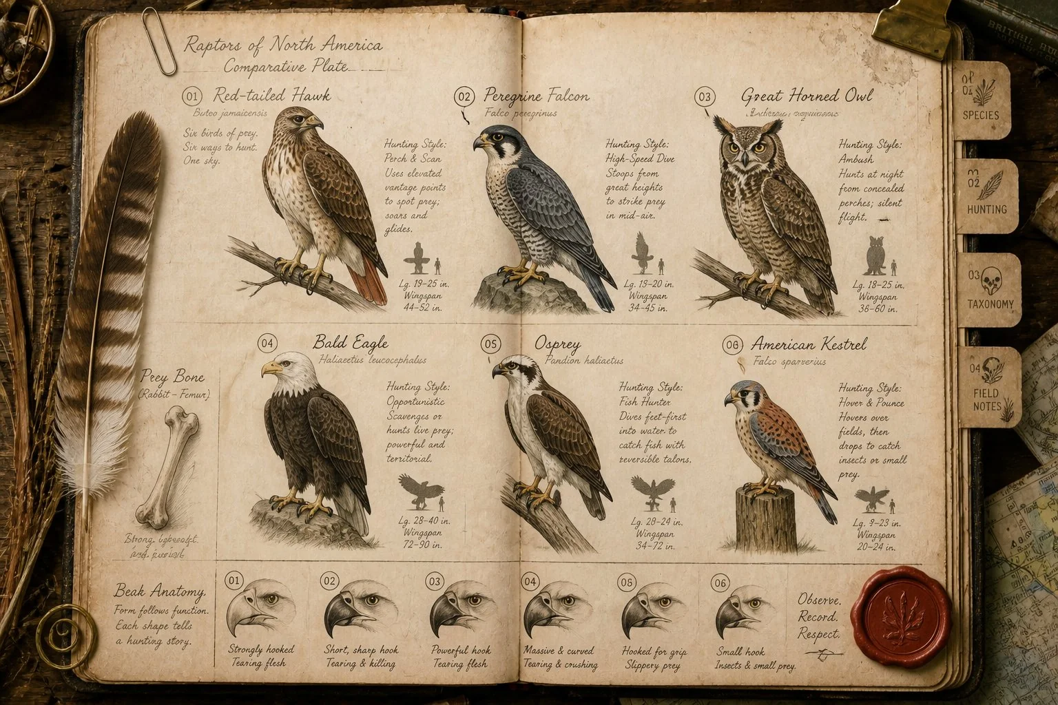 Birds of Prey: A Field Guide to North America's Raptors