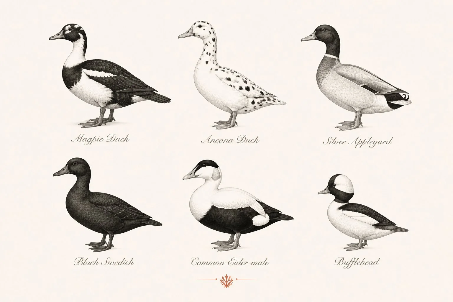 Black and White Duck Breeds: The 6 Main Types