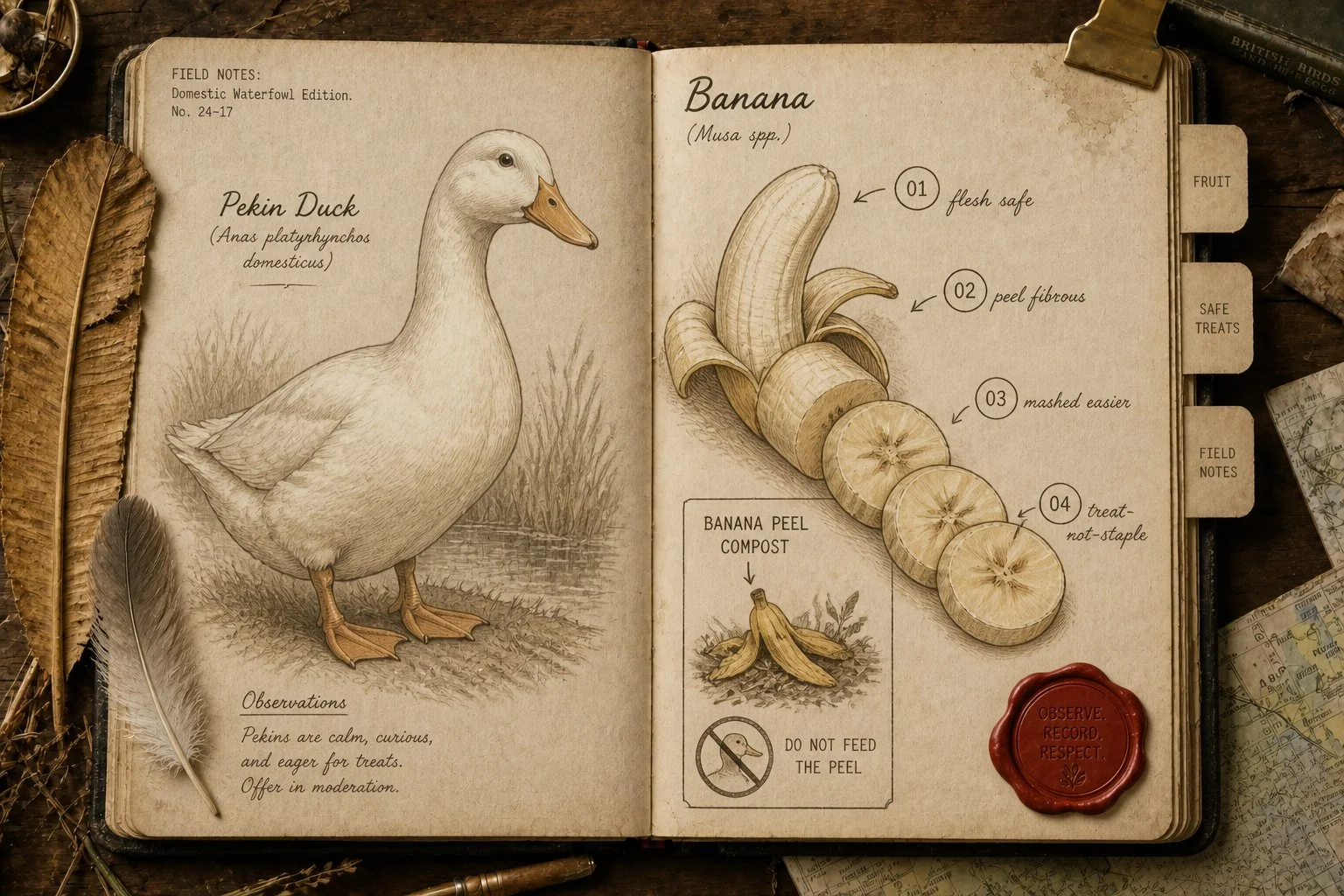 Can Ducks Eat Bananas? Yes, Peeled and Mashed