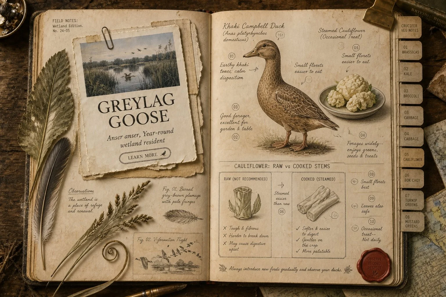 Can Ducks Eat Cauliflower? Yes - Steamed Is Best, Leaves Too
