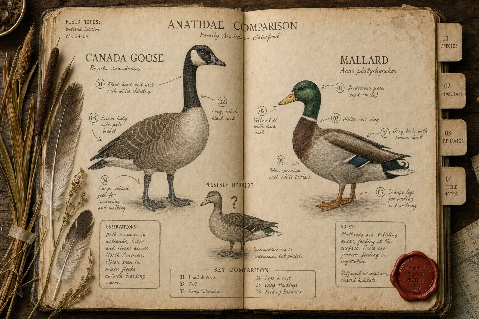 Can Geese and Ducks Mate? Very Rarely, Yes