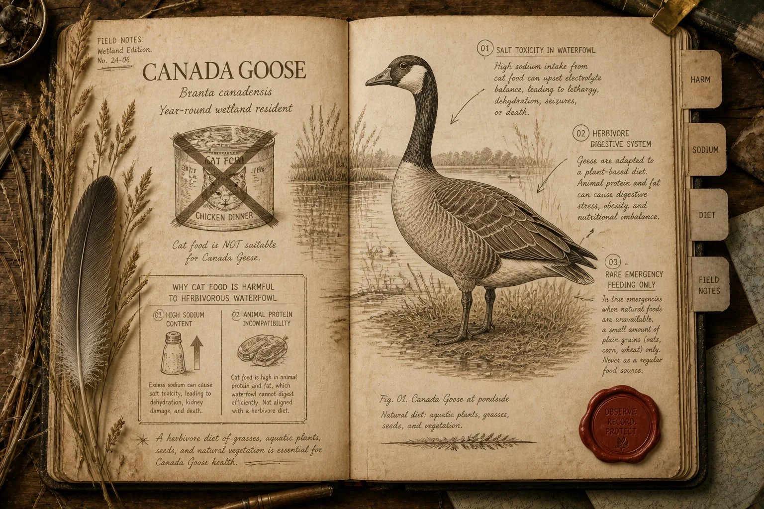 Can Geese Eat Cat Food? Technically Yes, Practically No