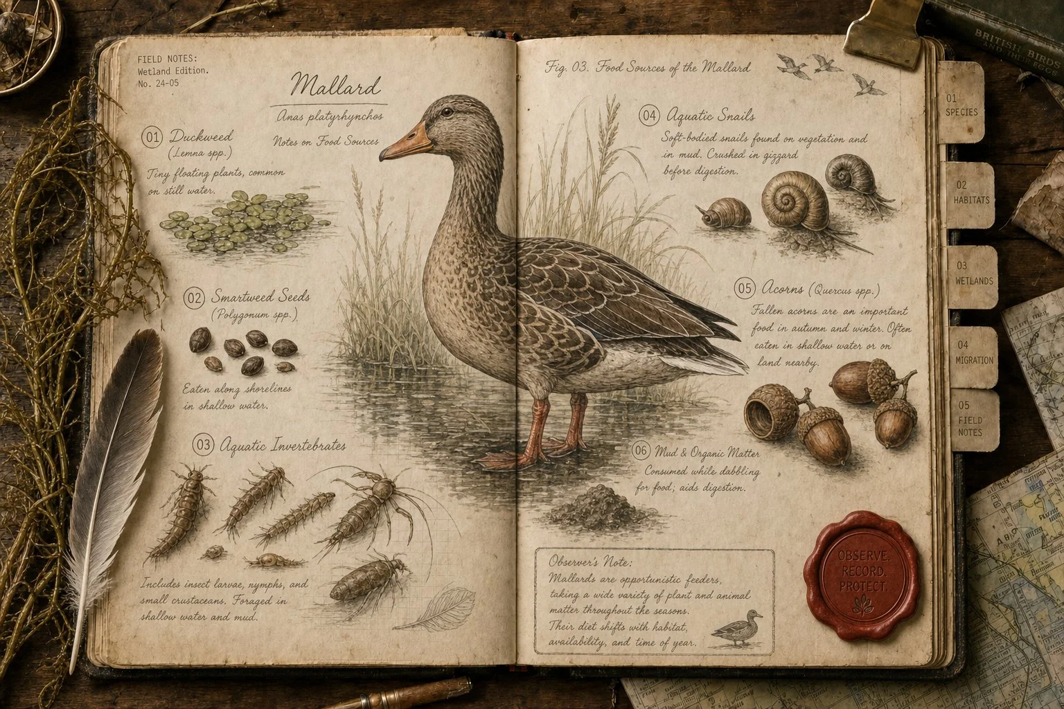 Diet of Mallard Ducks: What They Actually Eat