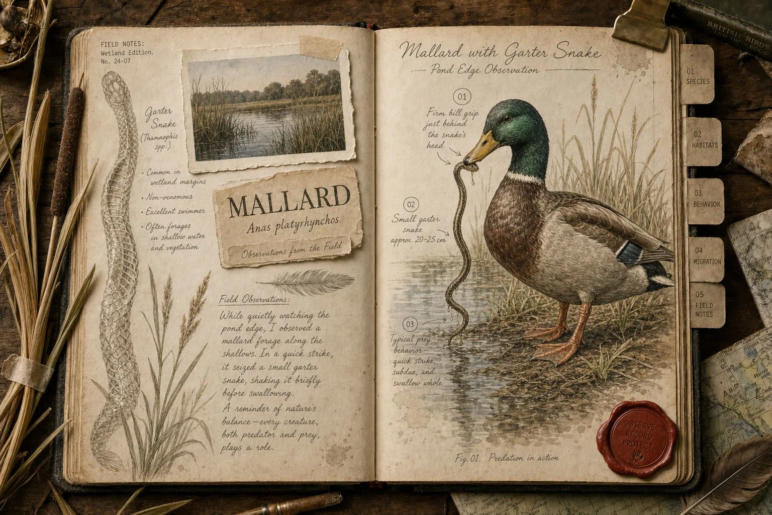 Do Ducks Eat Snakes? Yes, Small Ones