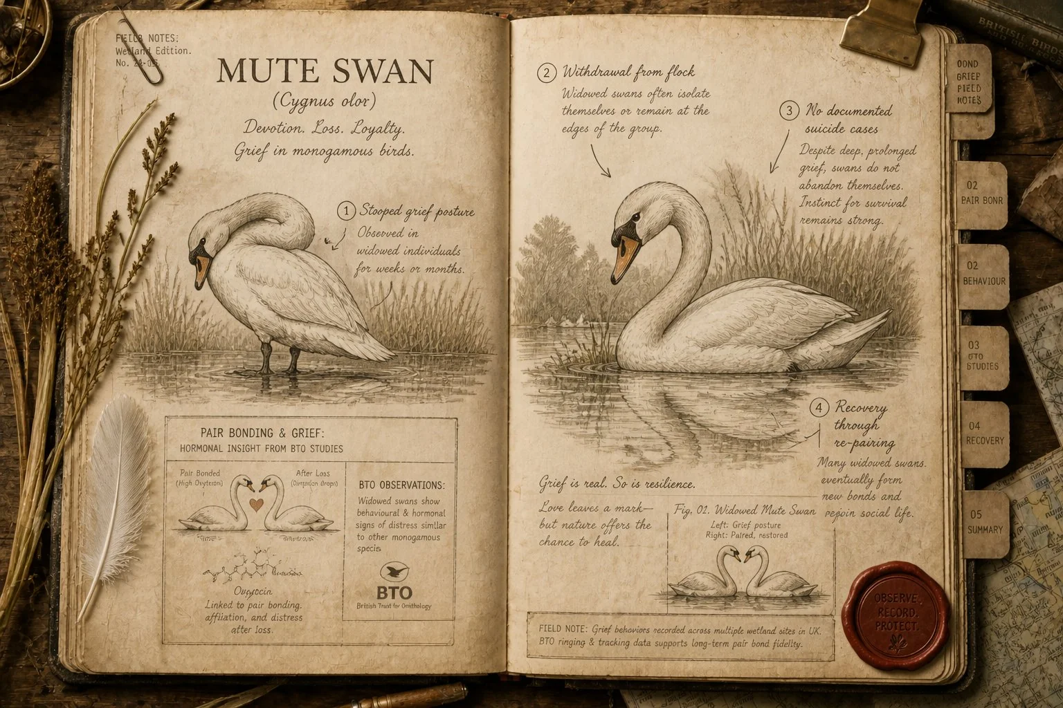 Do Swans Kill Themselves? No, But Grief Is Real