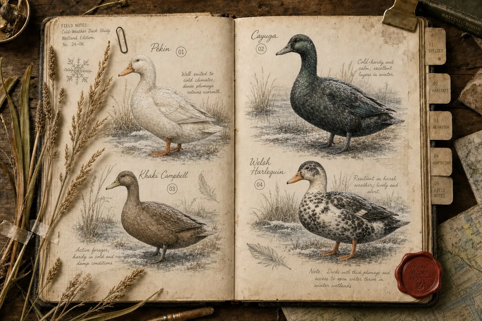 12 Duck Breeds That Handle Cold Weather