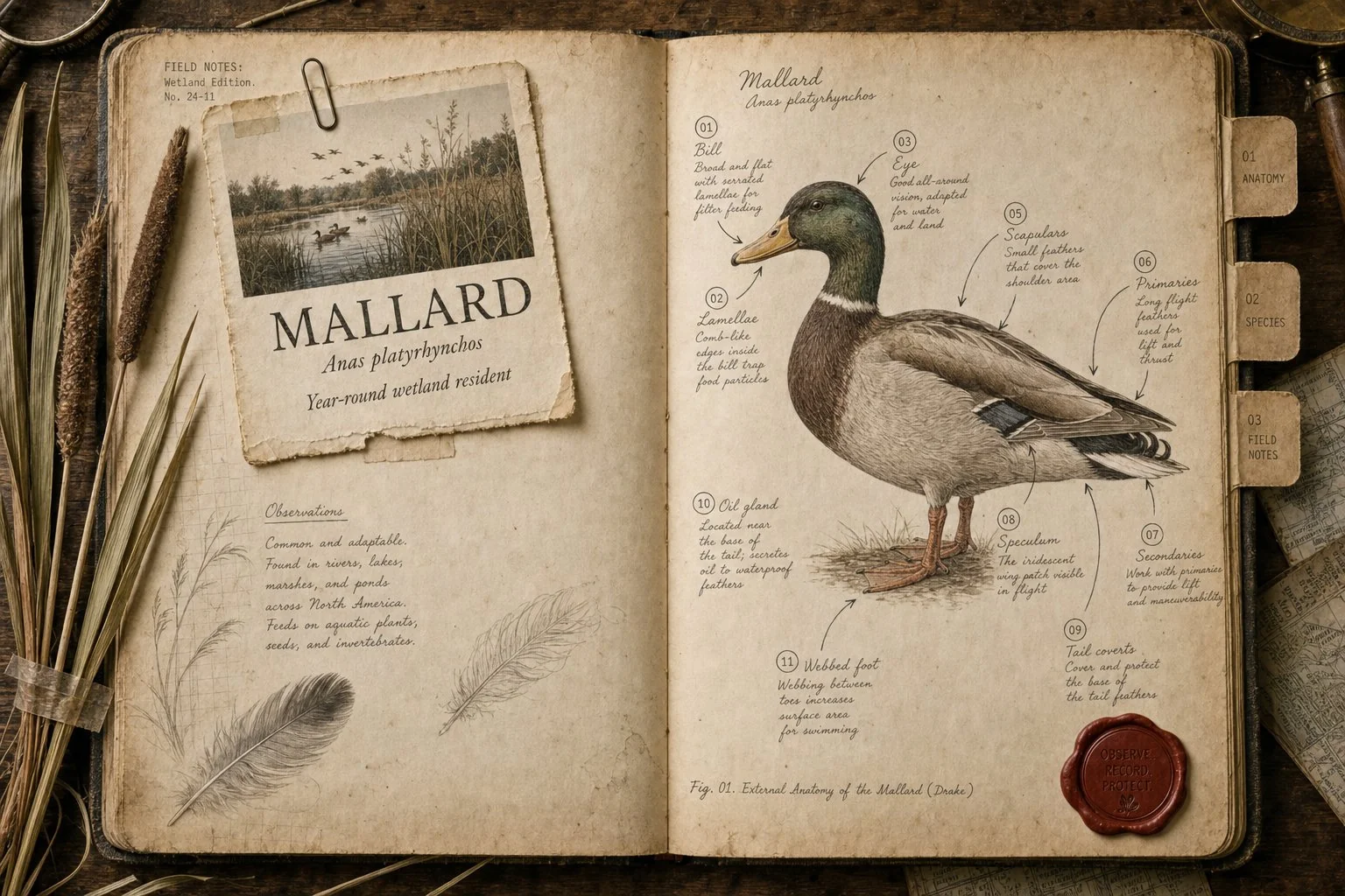 Duck Anatomy: An Illustrated Field Guide