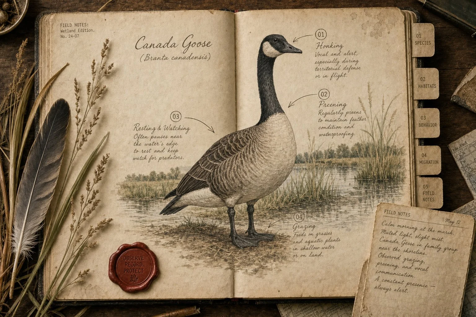 Geese Behaviour: A Naturalist's Field Guide to the Honkers
