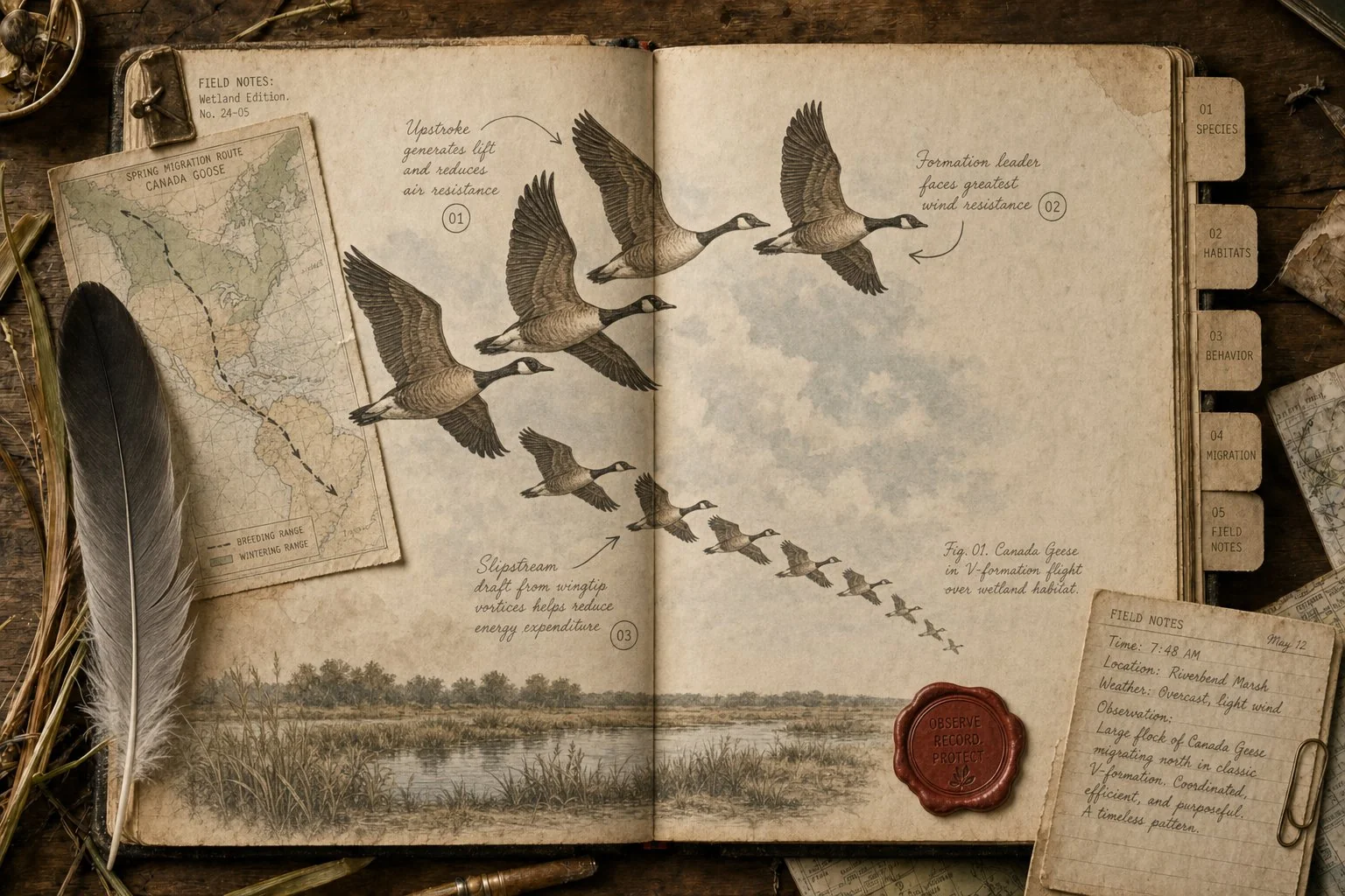 How Far Can Geese Fly in a Day? The Numbers Behind the V