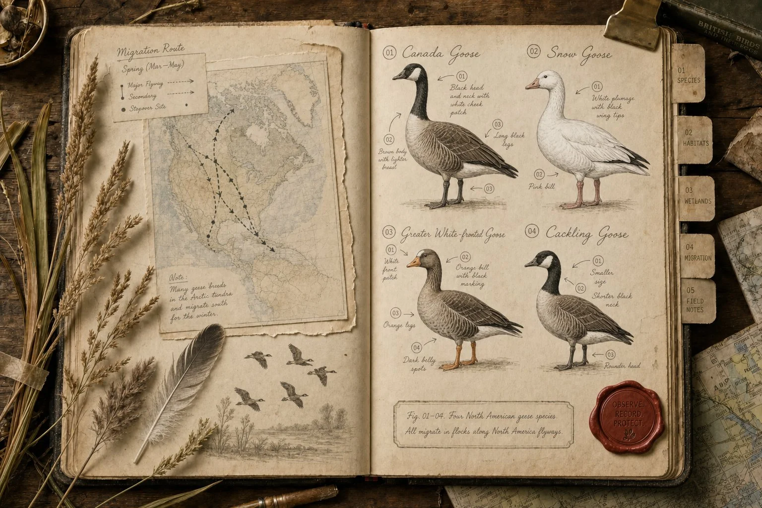 North American Geese: A Field Guide to the Seven Species