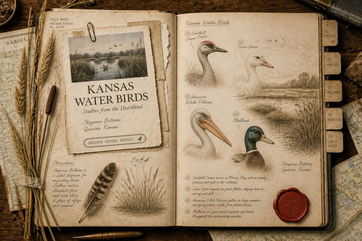 Water Birds in Kansas: 27 Species of the Prairie Flyway