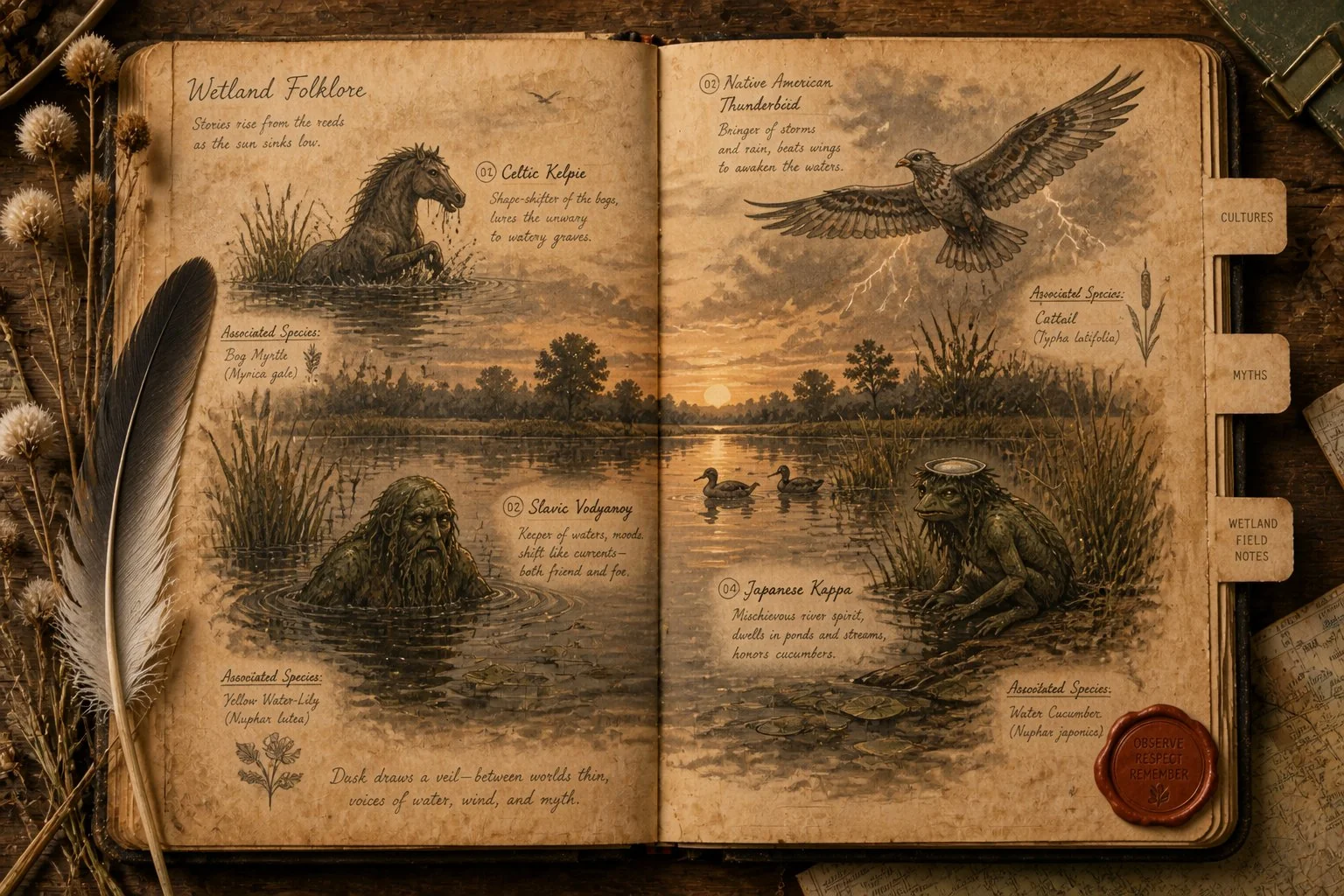 Wetlands in Folklore: Myths and Legends Worldwide