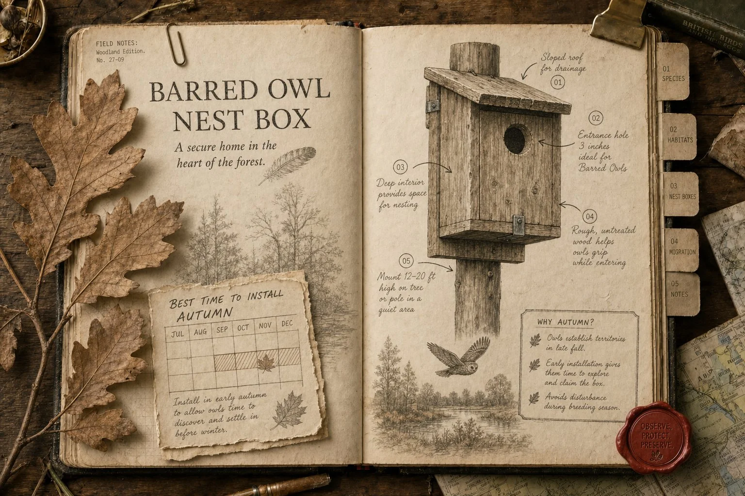 When to Put Up an Owl Box: Timing for North American Owls