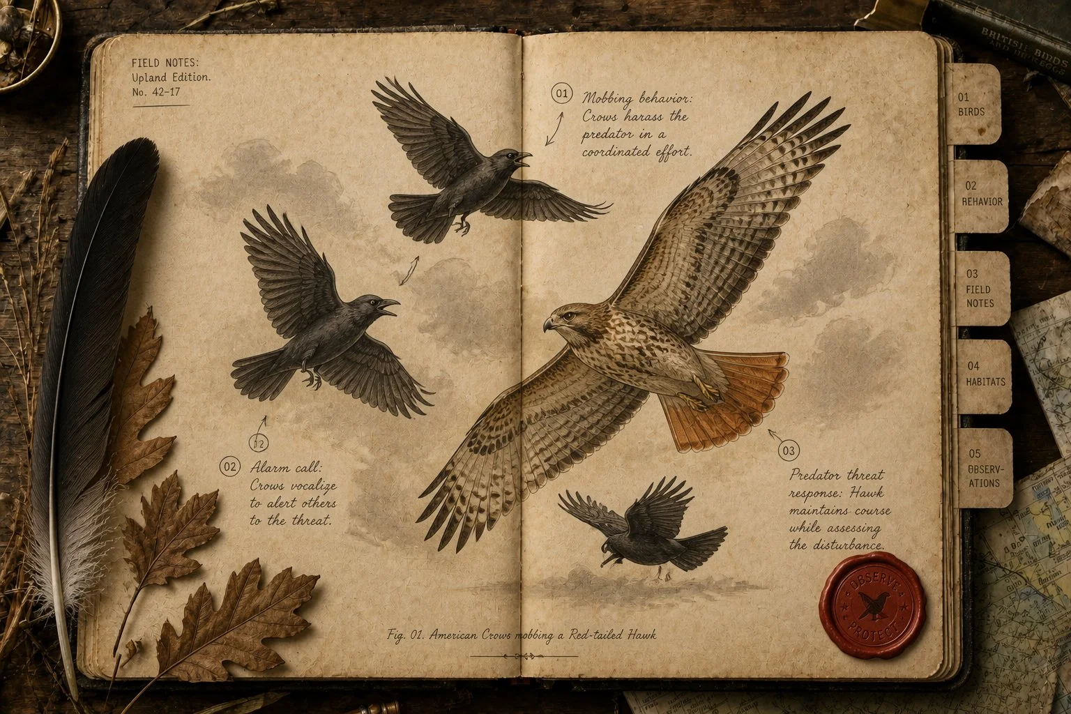 Why Do Crows Attack Hawks? Mobbing, Explained