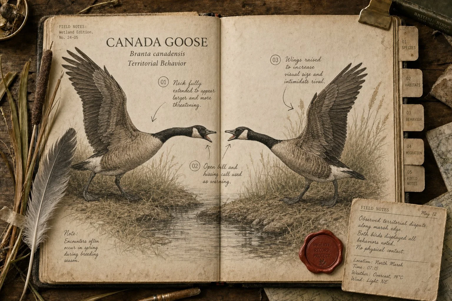 Why Do Geese Attack Each Other? A Field Naturalist's Read